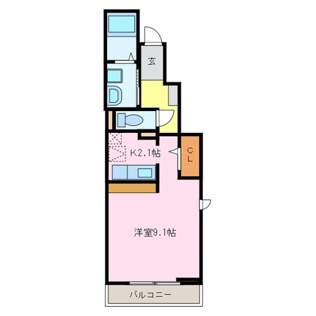 カーサ.ウエストウッドの物件間取画像